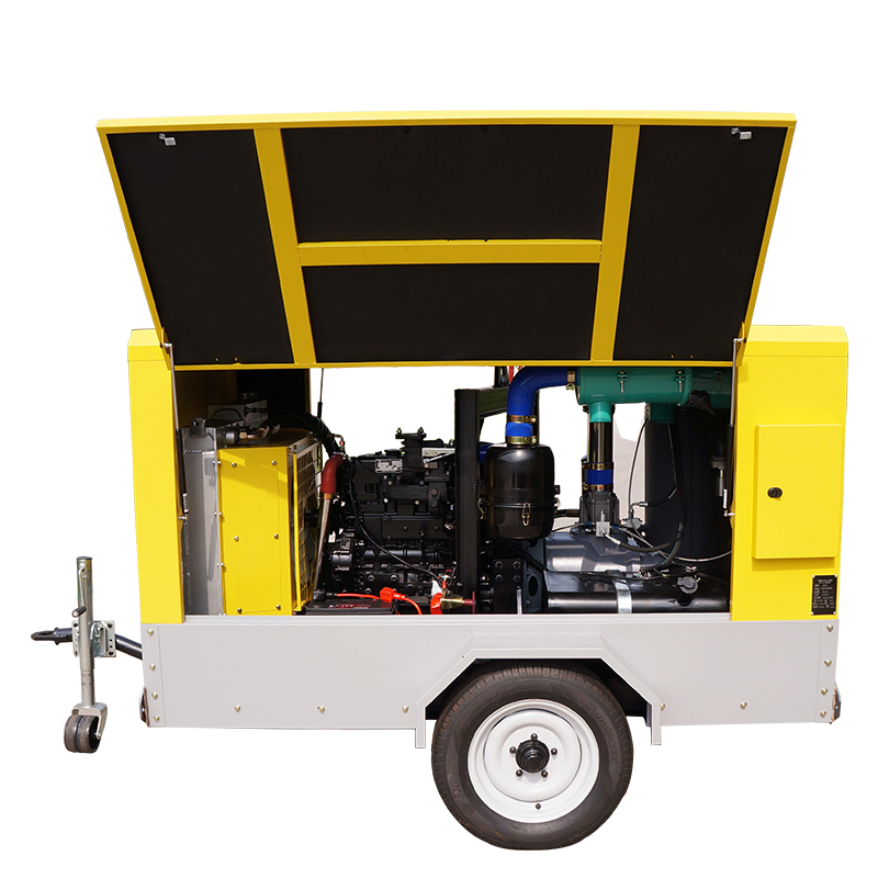 Similar Atlas Copco Trailer Mounted Portable Mobile Diesel Industrial Mining Screw Air Compressor 98-1200 Cfm for Drilling Machine