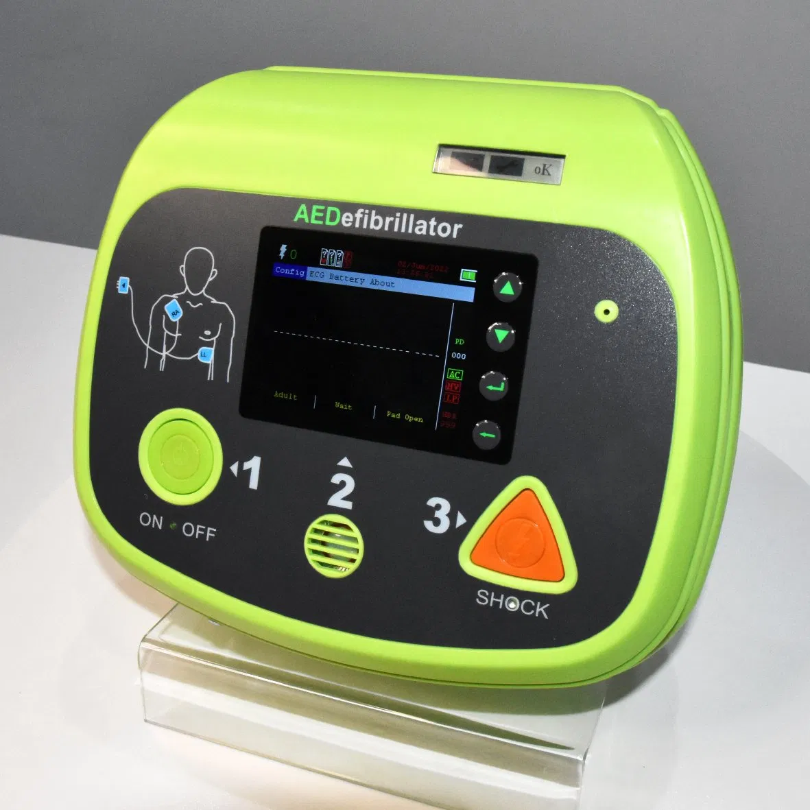 Automatic External Defibrillator Biphasic Output Defibrillator Aed Plus for First Aid