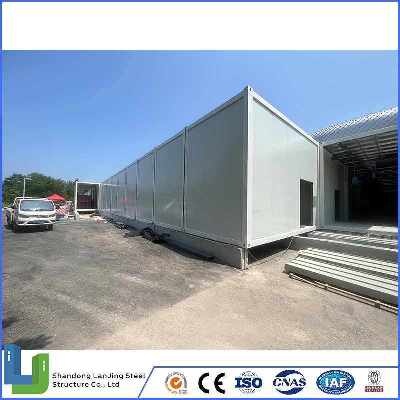 Manufacture Customizable SGS USA Los Angeles American Prefabricated Flat Pack Container School