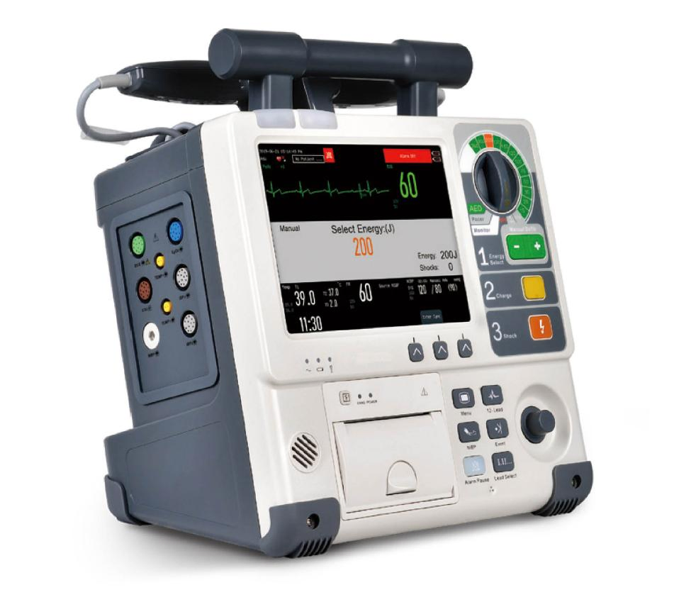 Hospital Use First Aid Defibrilator/Monitor 8.4 Inch LCD Color Display Defibrillator