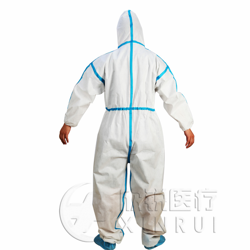 Disposable Type 5 Type 6 Water Proof Protective Coverall