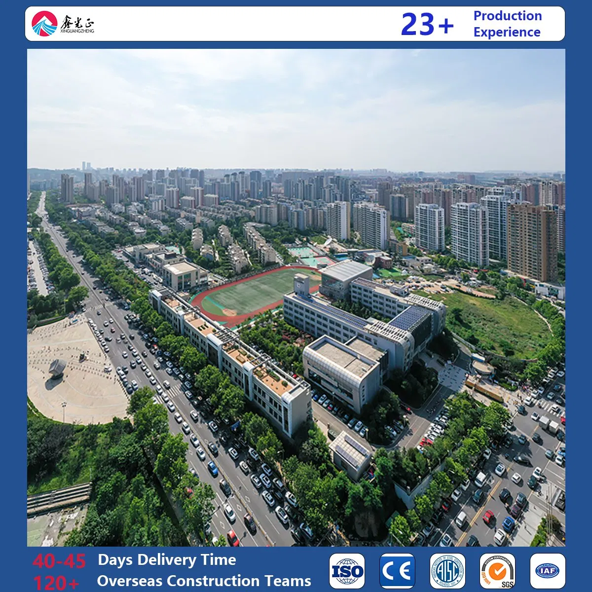 The Overall Steel Structure Design and Construction of The School