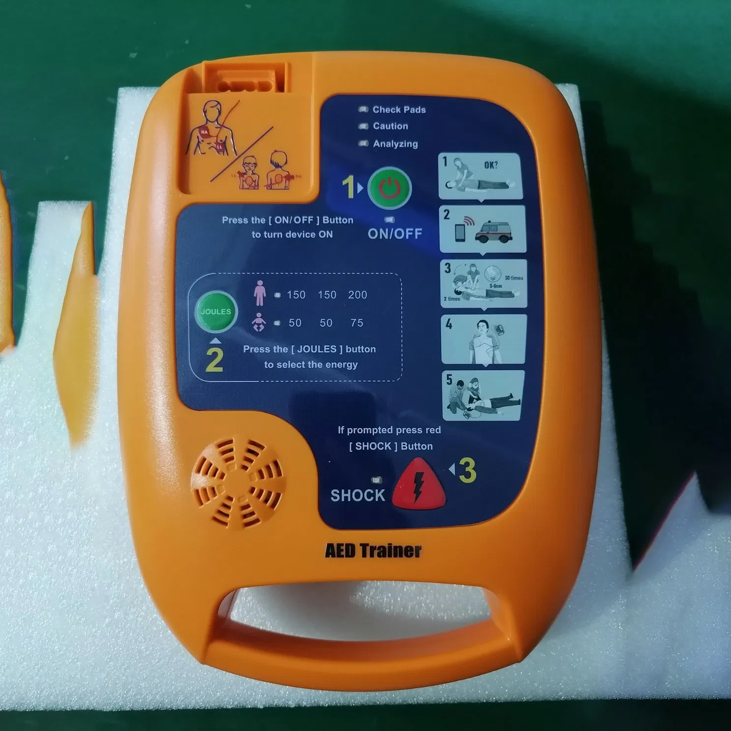Portable Aed Cardiac First Aid Surgery Machine Ambulance Defibrillator Automated External Portable Aed Emergency Aed