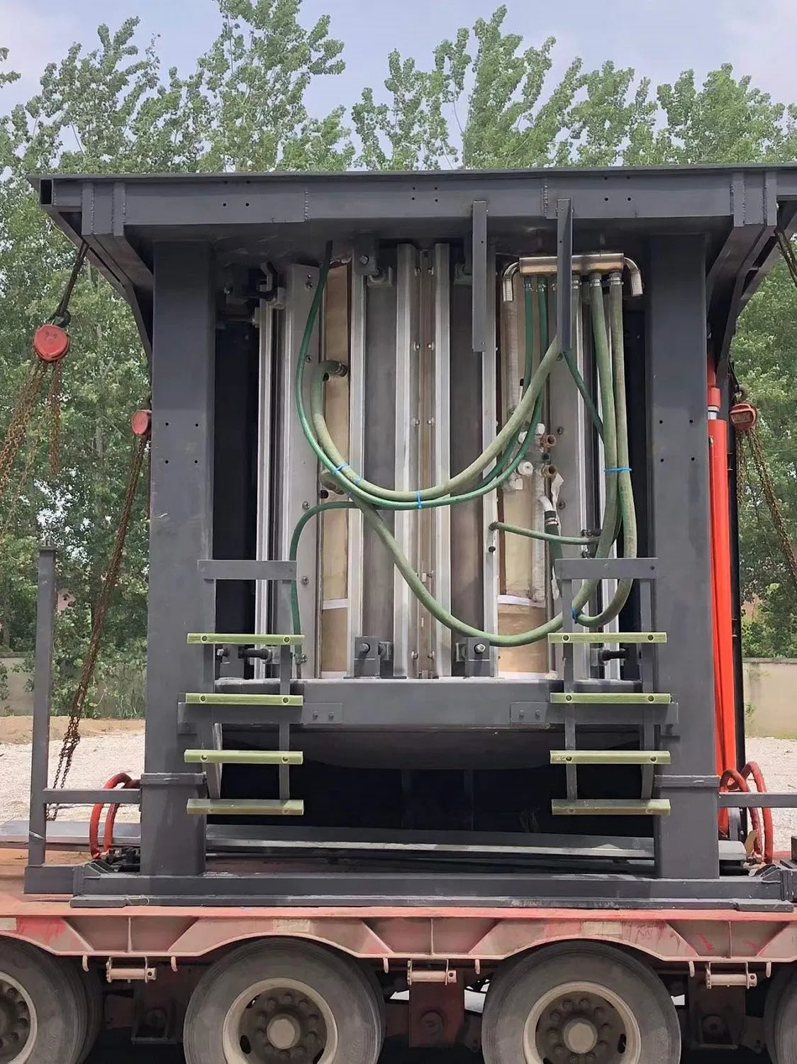 1 Year Industrial Aps Internation Standard Glass Melting Furnace 10ton