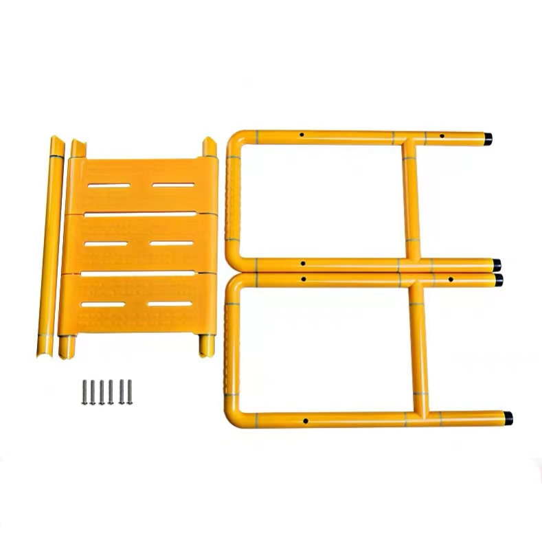 Premium White Mobile Shower Chair with Comfortable Armrests