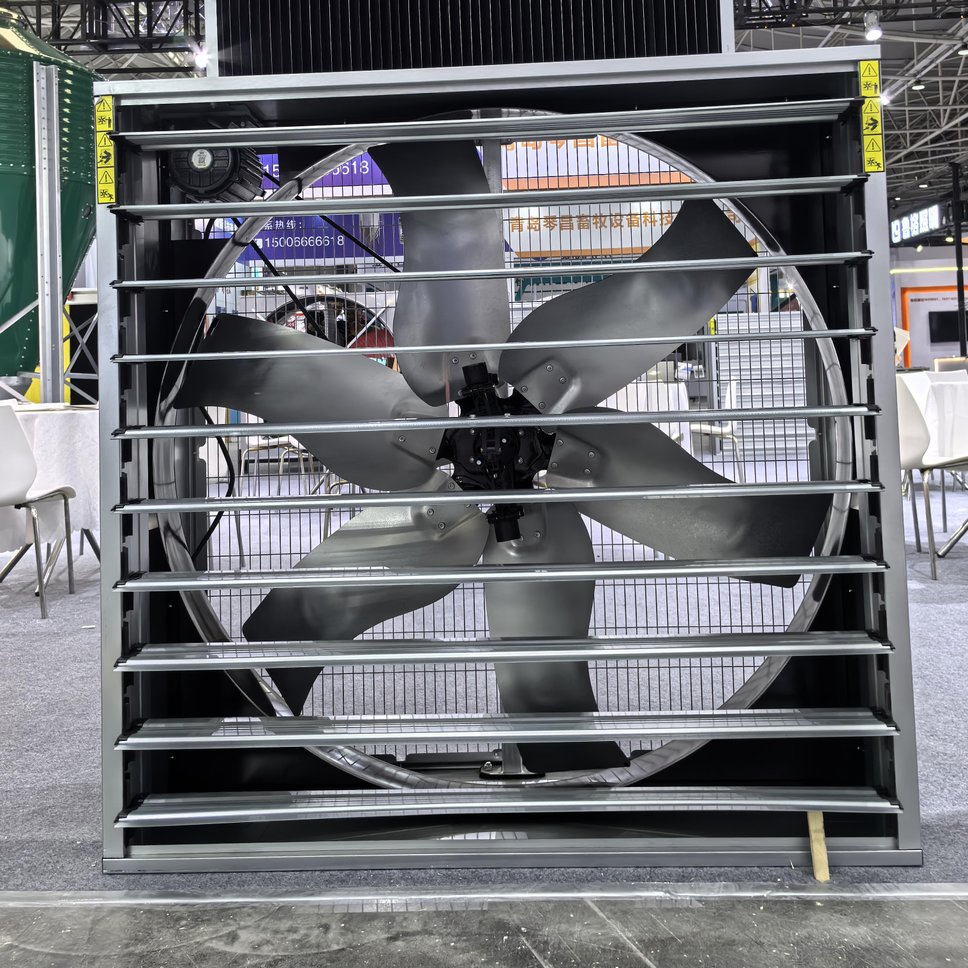 Automatic Shutter Factory Price Poultry Farm Centrifugal Industrial Push Pull Box Motor Ceiling Centrifugal Ventilation Exhaust Fan for Chicken Coop