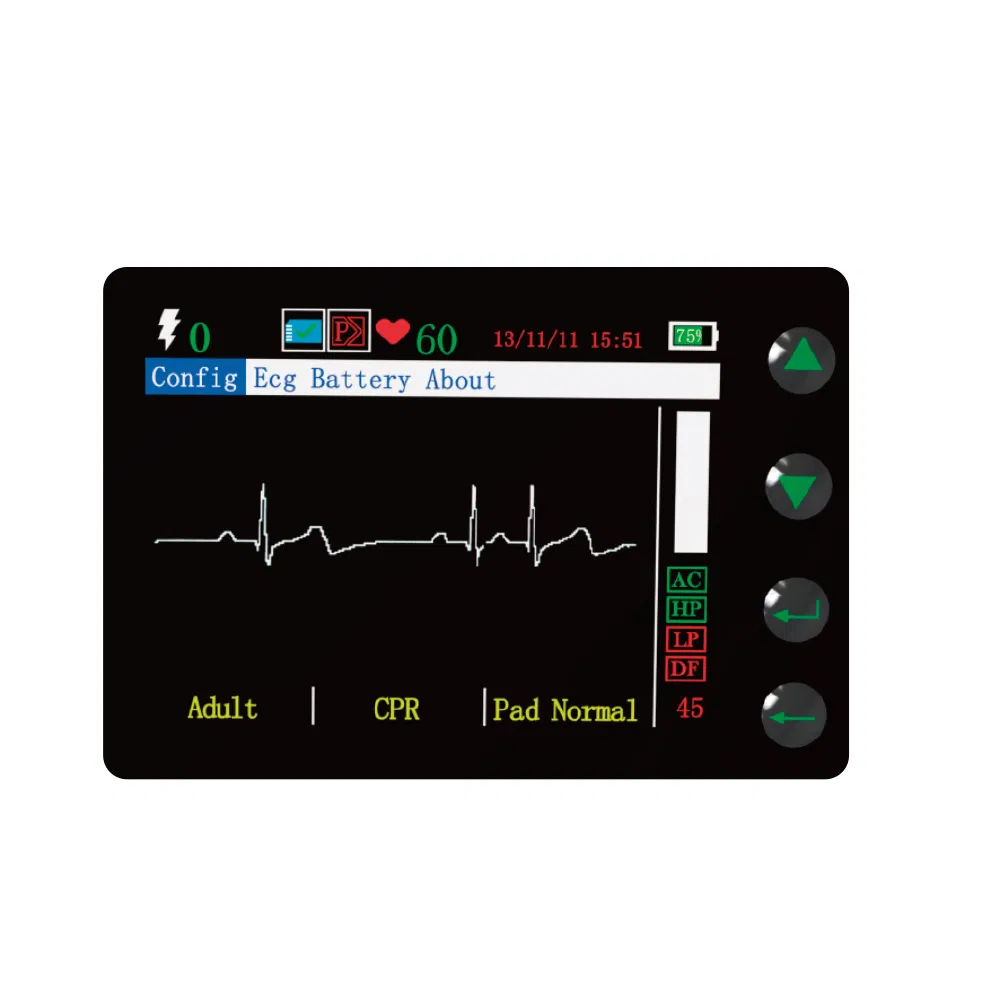 Aed Plus Professional Defibrillator Medical Device First-Aid Device Electric Power Source on Sale