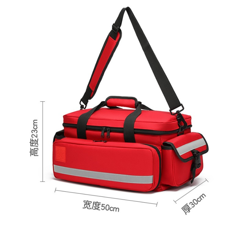 Professional Grade Waterproof First Aid Kit Large Capacity Medical Emergency Kit for Oxygen and Aed