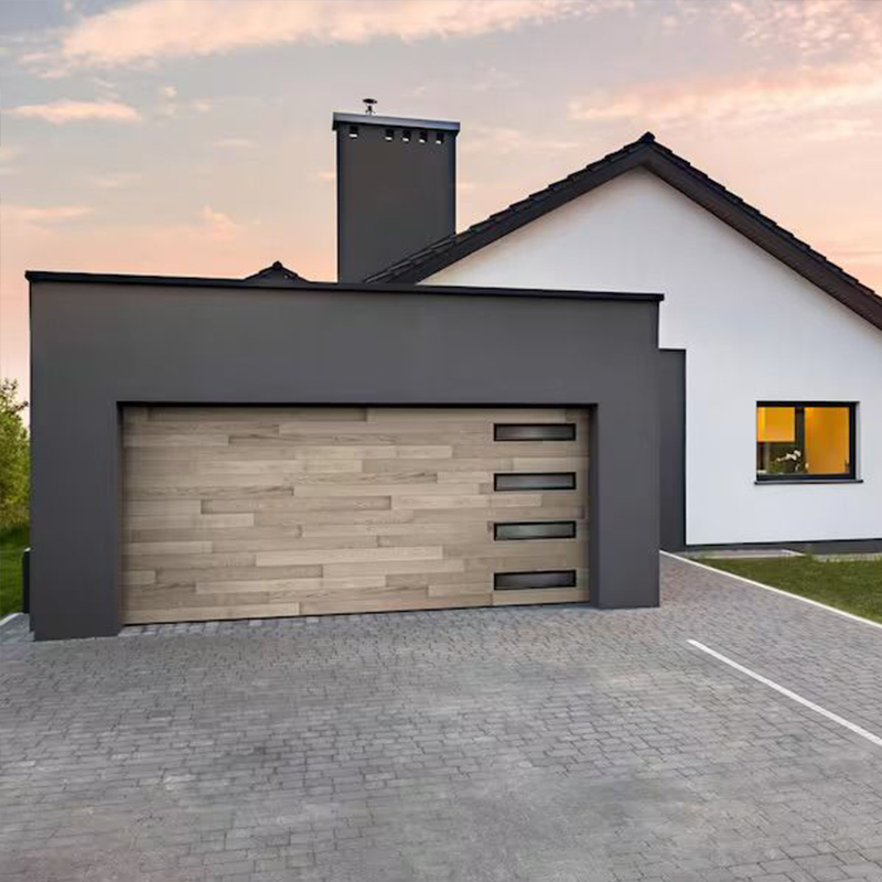 OUNA High Performance Garage Door Combines Insulated Aluminum Panels Hurricane Resistance and Automatic Smart Home Features