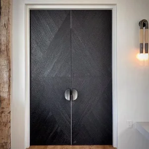 OUNA American Residential Aluminum Front Entry Security Doors for Exterior Villa Main House Anti Theft Door