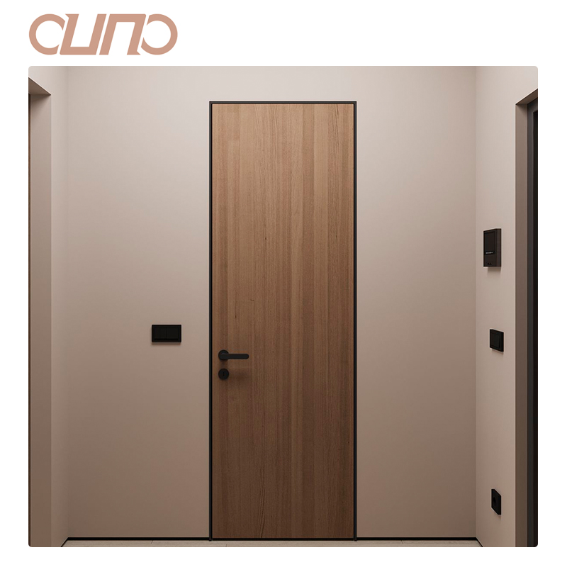 OUNA Stable Aluminum Wrapped Solid Wood Door Resists Moisture and Warping for Lasting Use in Interior Spaces Finishes