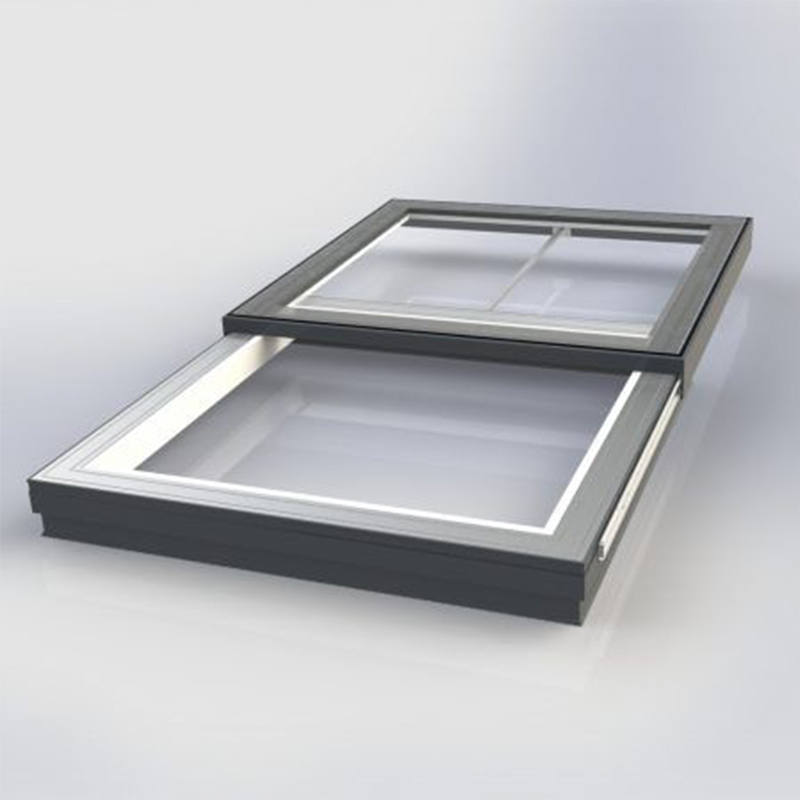 OUNA Transform Your Dark Attic Bright Aluminum Skylight Creates Airy and Spacious Feel Electric Opening for Easy Ventilation