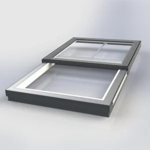 OUNA Transform Your Dark Attic Bright Aluminum Skylight Creates Airy and Spacious Feel Electric Opening for Easy Ventilation