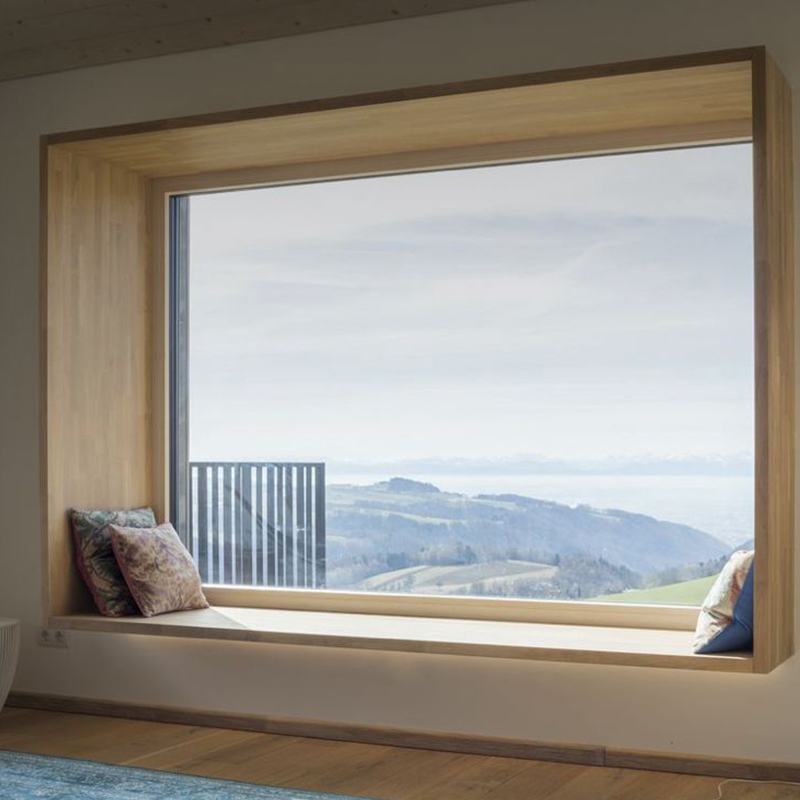 OUNA Aluminum Fixed Window for Bedroom Study High Sound Proof Thermal Insulation Energy Saving Home Use Quiet Environment Maker