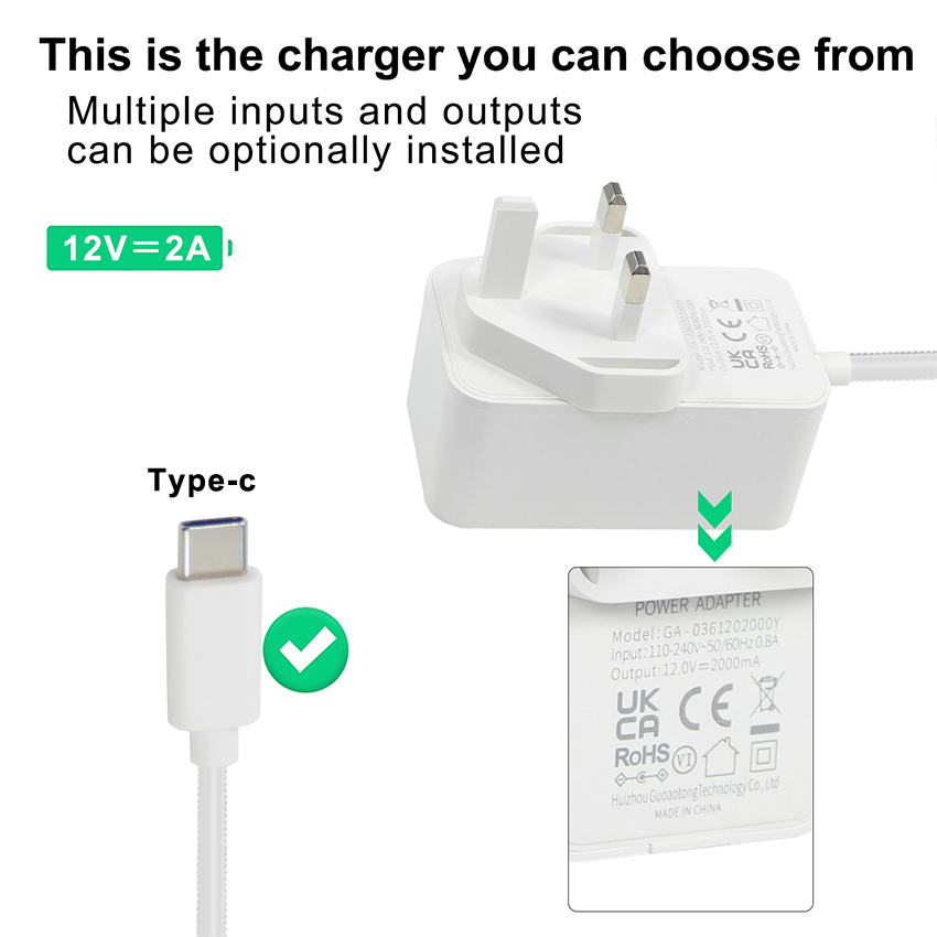 12w Universal Power Adapter Ac to Dc 12v 1a Power Supply Universal Charger With Dc Connector for Household Electronics 1000ma