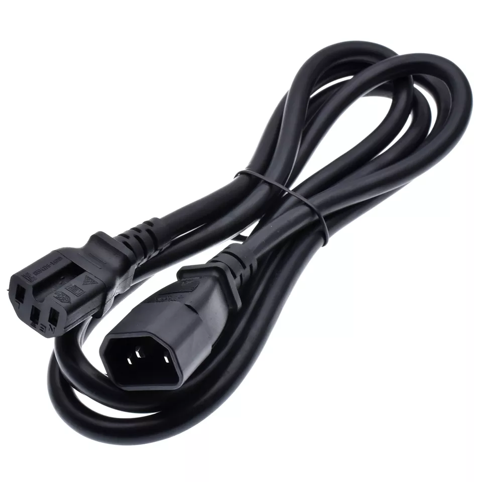 C14 C15 Extension Power Cord Iec 320 C14 to C15 Pdu Male to Female Power Cord Extension Cable