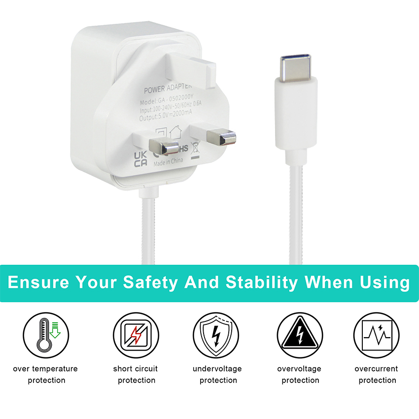 12v 1a 12w Power Adapter 100-240v 50-60hz Ac Input to Dc 12 Volt 1 Amp Power Supply Adapter With Usb Type C Plug
