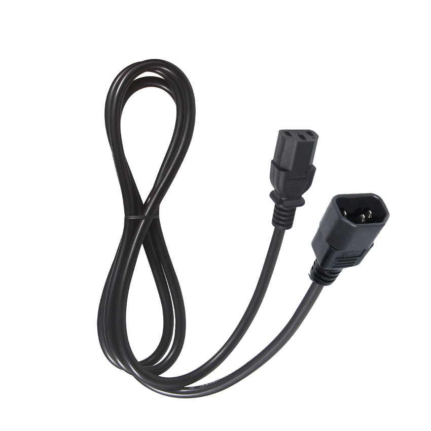 Iec C13 C14 Heavy Duty Power Cord 10a 250v 3/6/10f 0.3m Black Computer/server Rack Pdu Cable