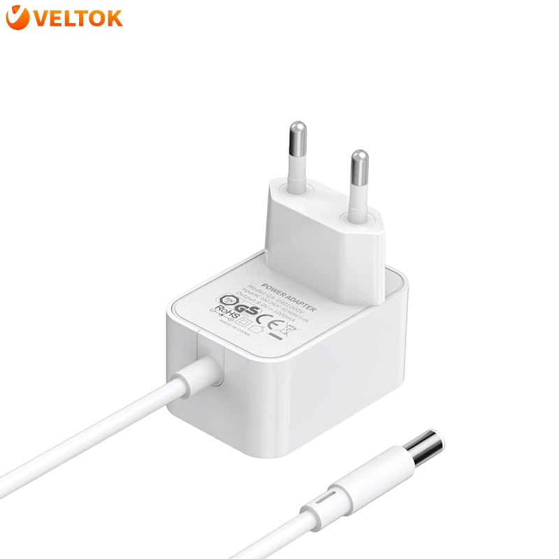 9v 1a Ce/gs Certificate European Standards Dc Head Adapter High Quality Eu Plug Adaptor