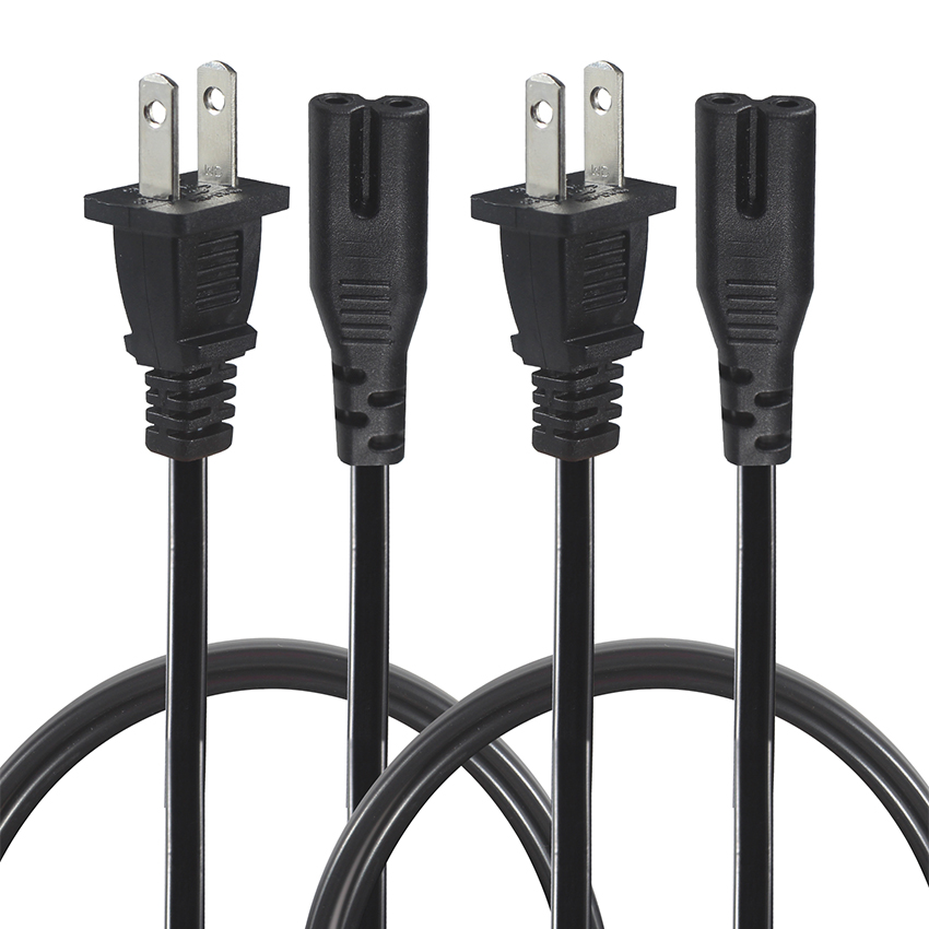 American Power Plug Extension With Ac Output 6ft Us C7 Power Cord Adapter for Home Appliance Pvc Jacket Female Iec End Type