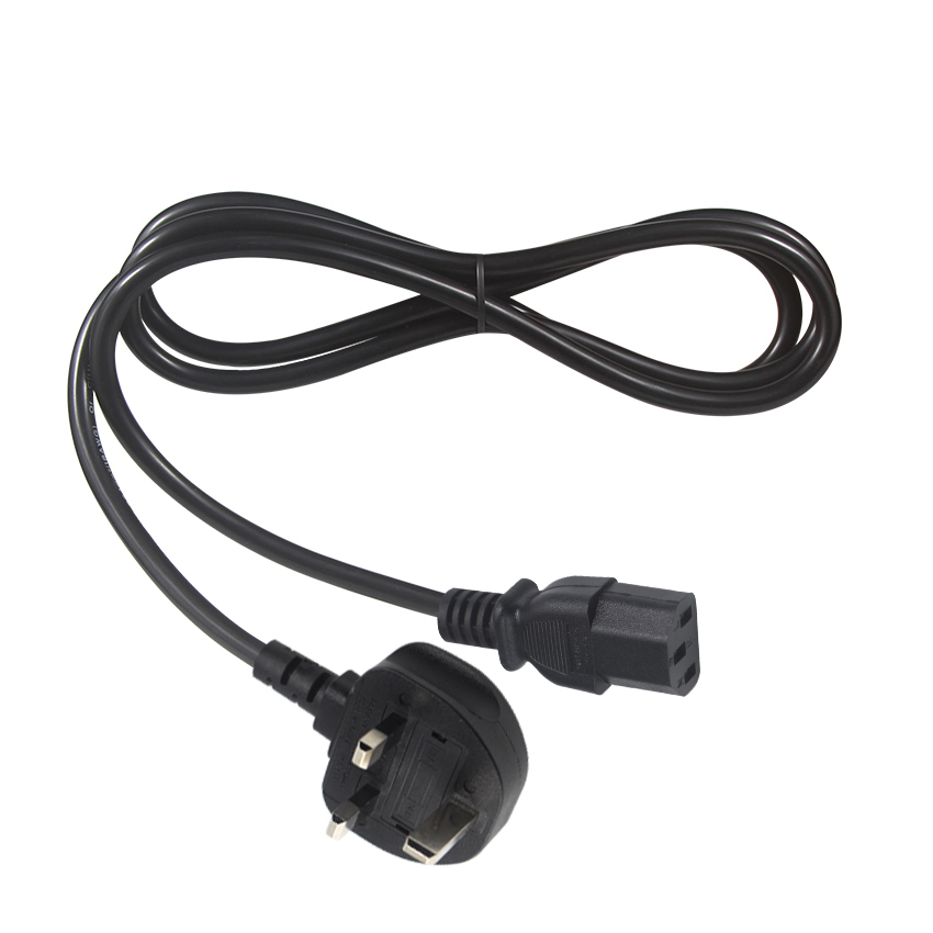 Uk 3 Pin to C13 Power Cable - Flame Retardant - Safe & Long Lasting