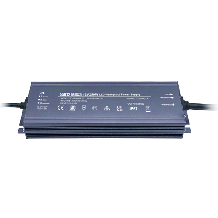 Ce Ce Ccc Bis Rohs Certified 12v 24v Led Products 100w 150w 200w 250w Waterproof Power Supply Ip67 Waterproof Led Driver