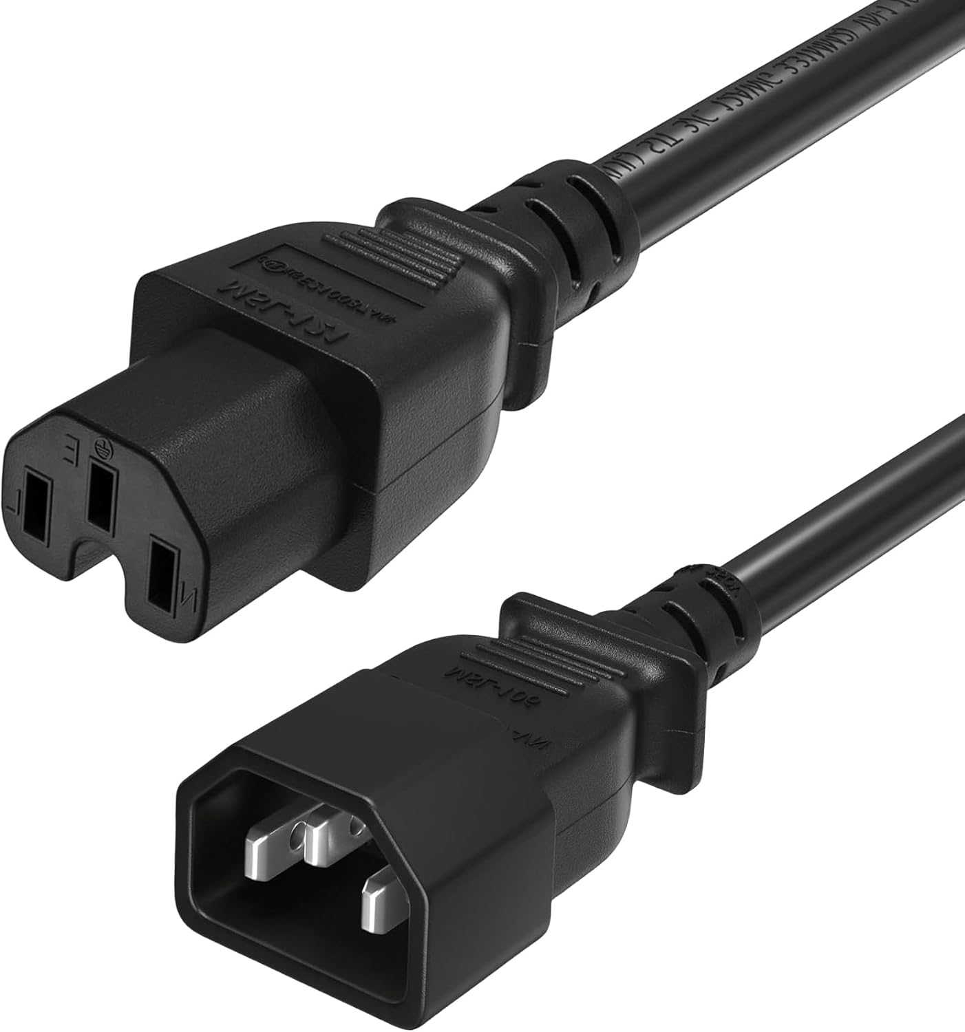C14 C15 Extension Power Cord Iec 320 C14 to C15 Pdu Male to Female Power Cord Extension Cable