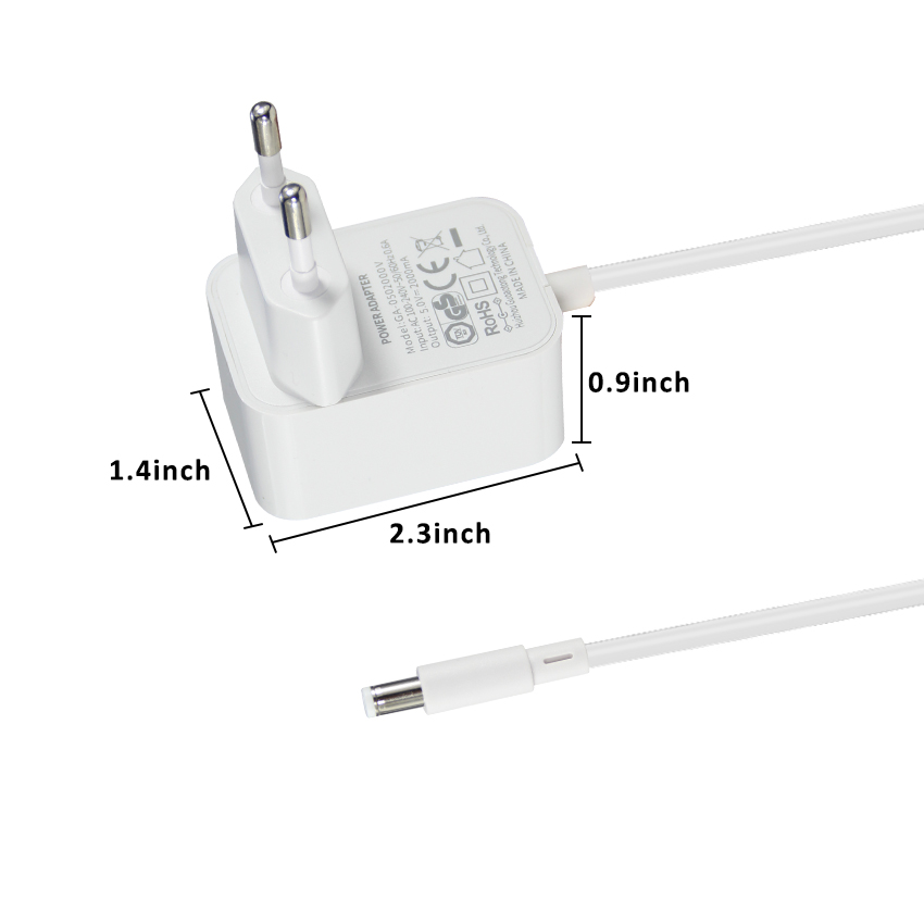 Input 100-240v Output 5 Volt 2 Amp 2a Supply Eu Plug Adapt Us 5v Ac Dc Power Adapter For Led-strip-lights
