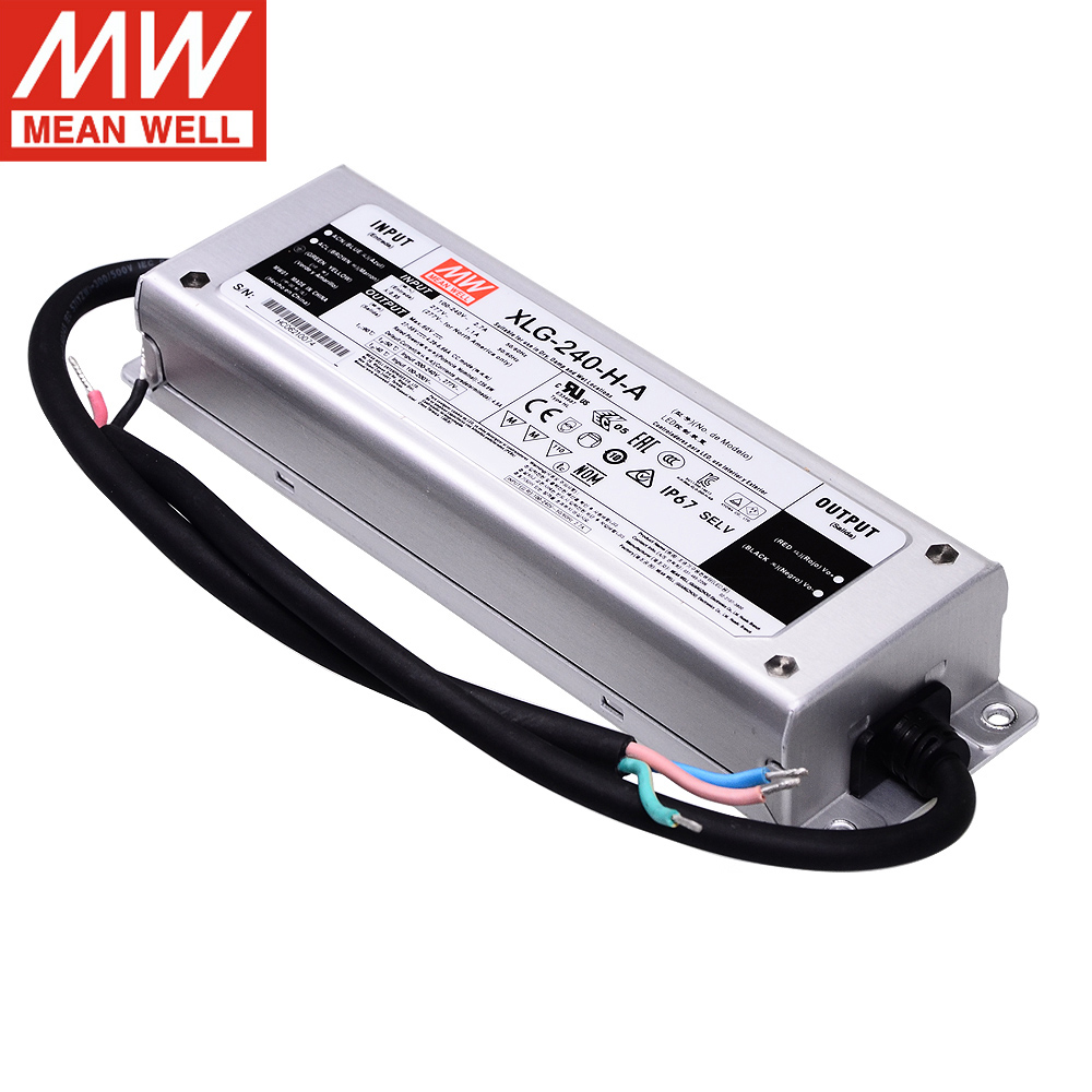 Mean Well Xlg-240-h-ab Constant Power Mode Led Driver Ip67 Waterproof Mental Case 320w Meanwell Xlg Series