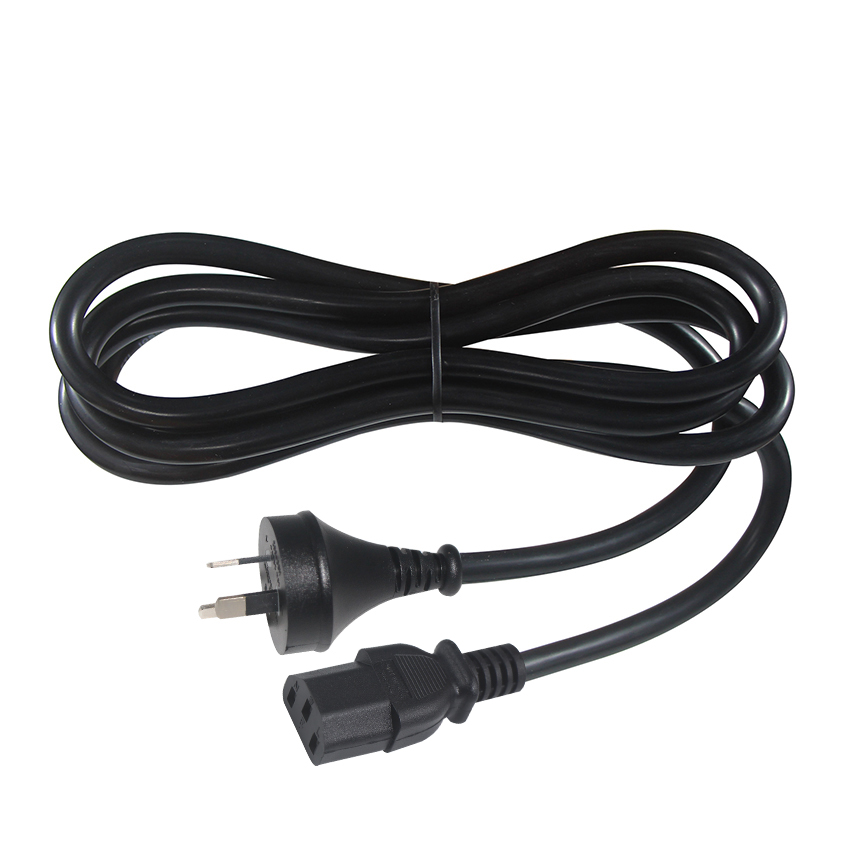 As/nzs 3112 Certified 3 Pin Australia Plug to Iec C13 Power Lead