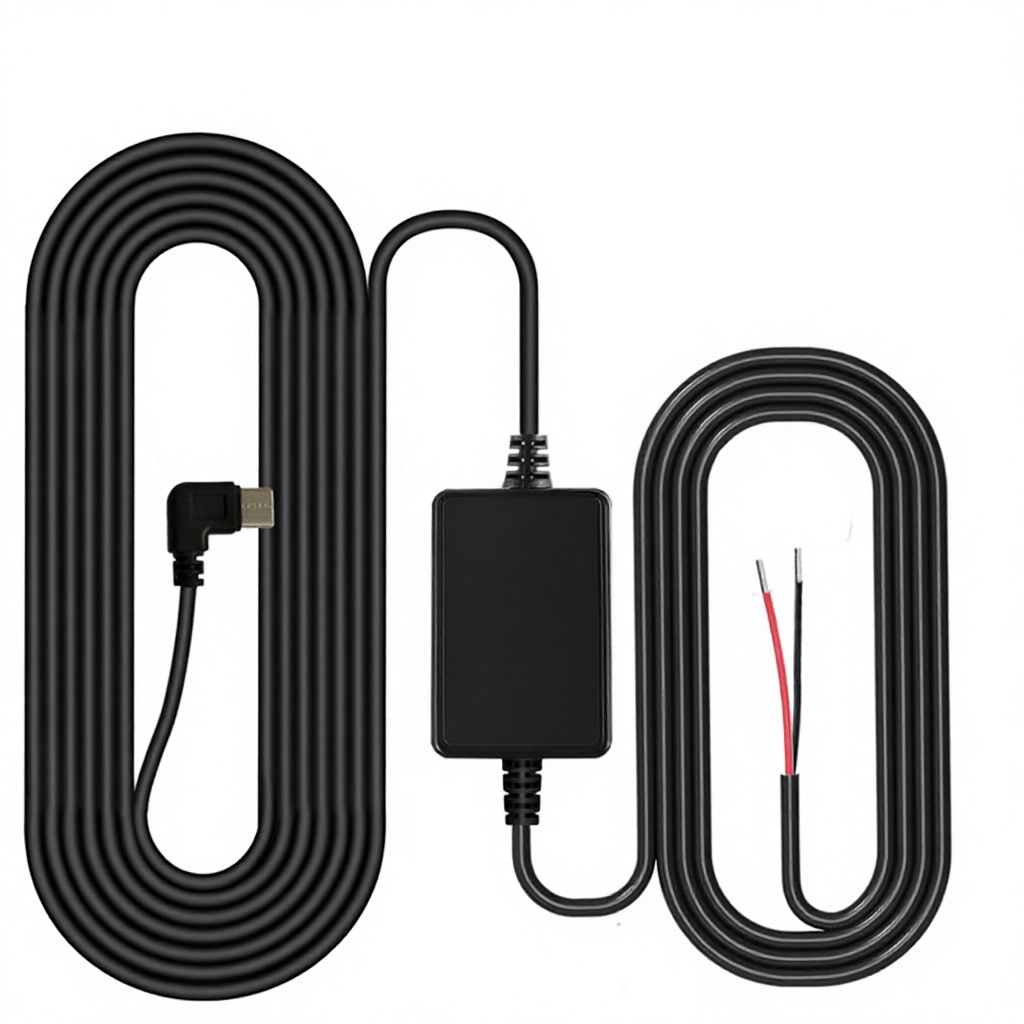 5V2A Step-Down Cable for Dashcam Navigation Device Electronic Dog Power Bank-12V 5V Low-Voltage Protection Model B901 No Cooling
