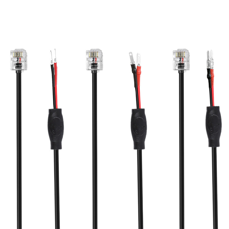 Factory Direct Sale RJ11 Mini 2A Car radar Detector Dashcam Power Cable 12V Step-down Cable
