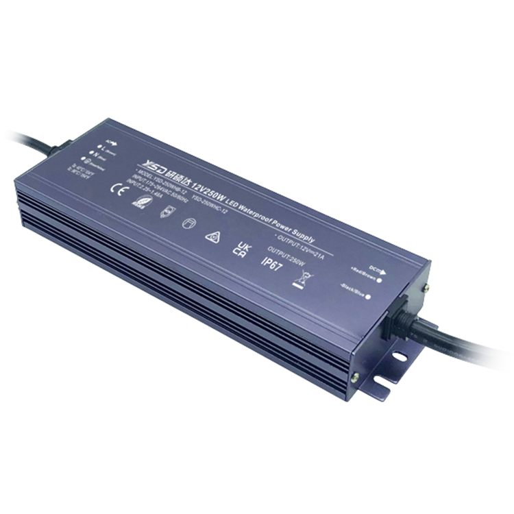 Ce Ce Ccc Bis Rohs Certified 12v 24v Led Products 100w 150w 200w 250w Waterproof Power Supply Ip67 Waterproof Led Driver