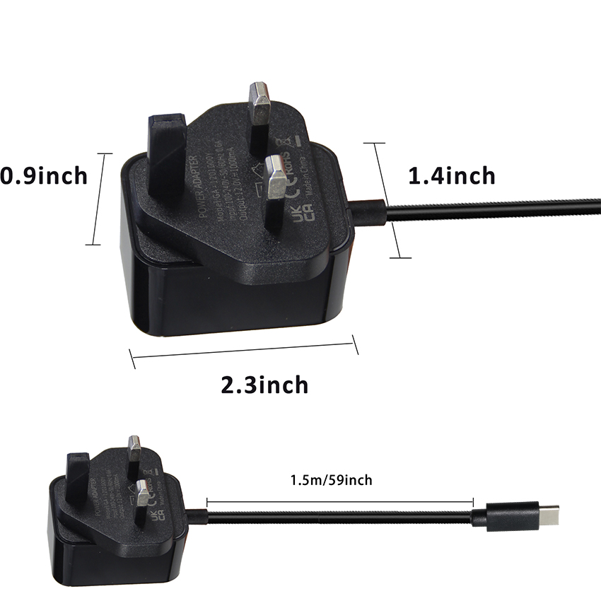 12v 1a 12w Power Supply,12 Volt 1 Amp Ac/dc Wall Converter Transformer,100-240v 50 60hz Input With 12vdc 1000ma Output