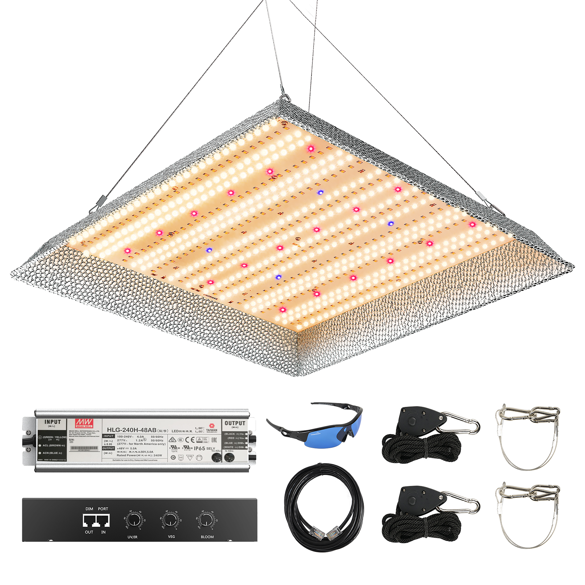 Better PAR Value LED Quantum Light Board 240 W Grow Light Panels for Indoor Plants
