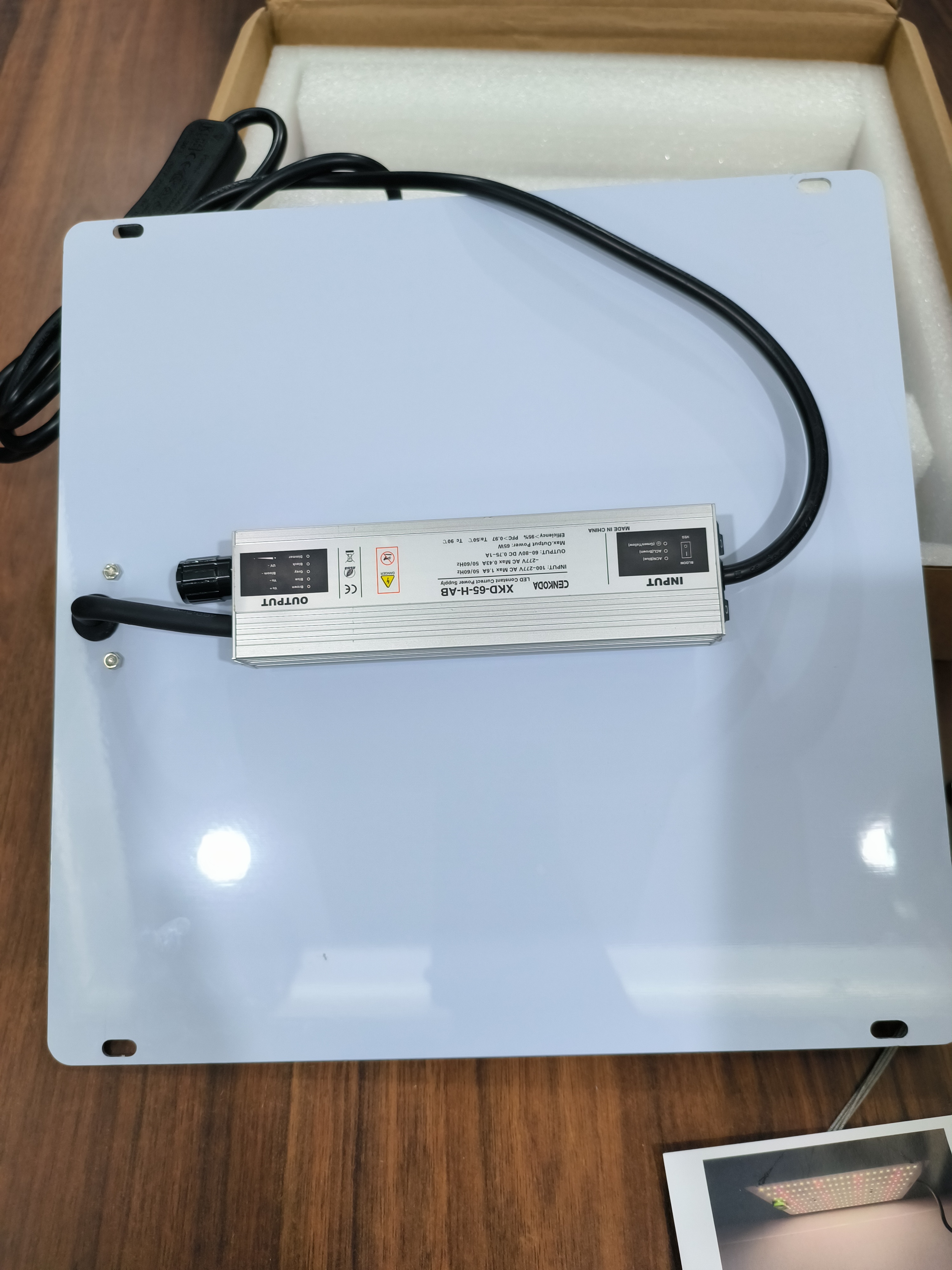 LED Grow Light Setup