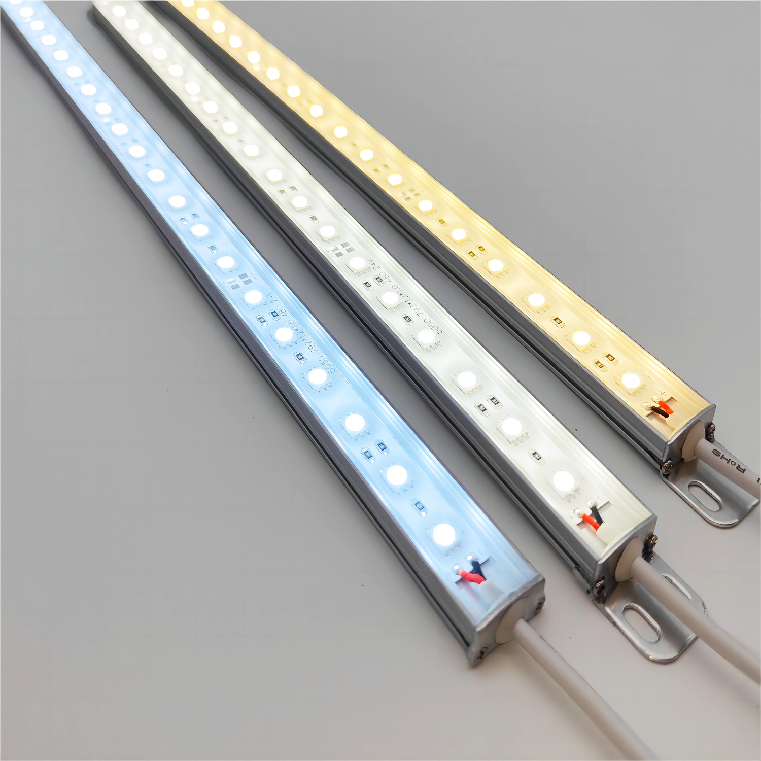 12" 20" 24" 36" IP68 Waterproof Blue 460nm 12V 15W Dimmable Aluminum Grow Bar Light for Aquarium Reef Coral