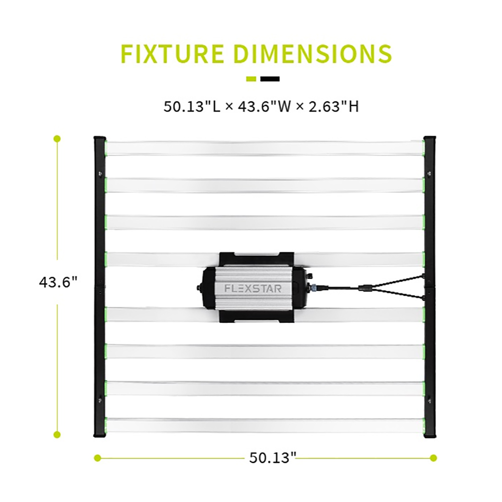 Hydroponic Samsung Lm301h Full Spectrum Led Grow Light Bar Dimmable And Foldable