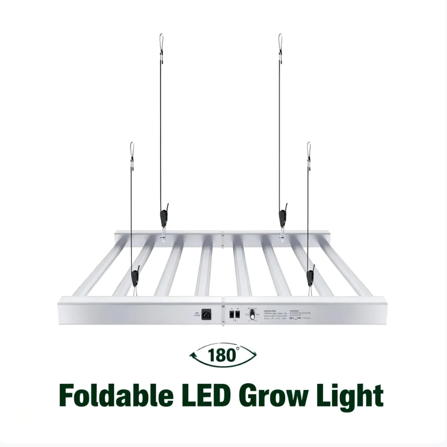 Dimmable 720W IP65 Bloom LED Grow Light Foldable Sanan Full Spectrum PC Cover Supplemental Lighting for EU US Market