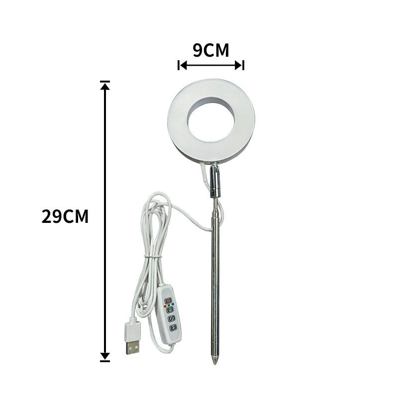 Professional Lighting Grow Light 6000K Cold White Timing Indoor Plant Grow Lamp With 5W Power