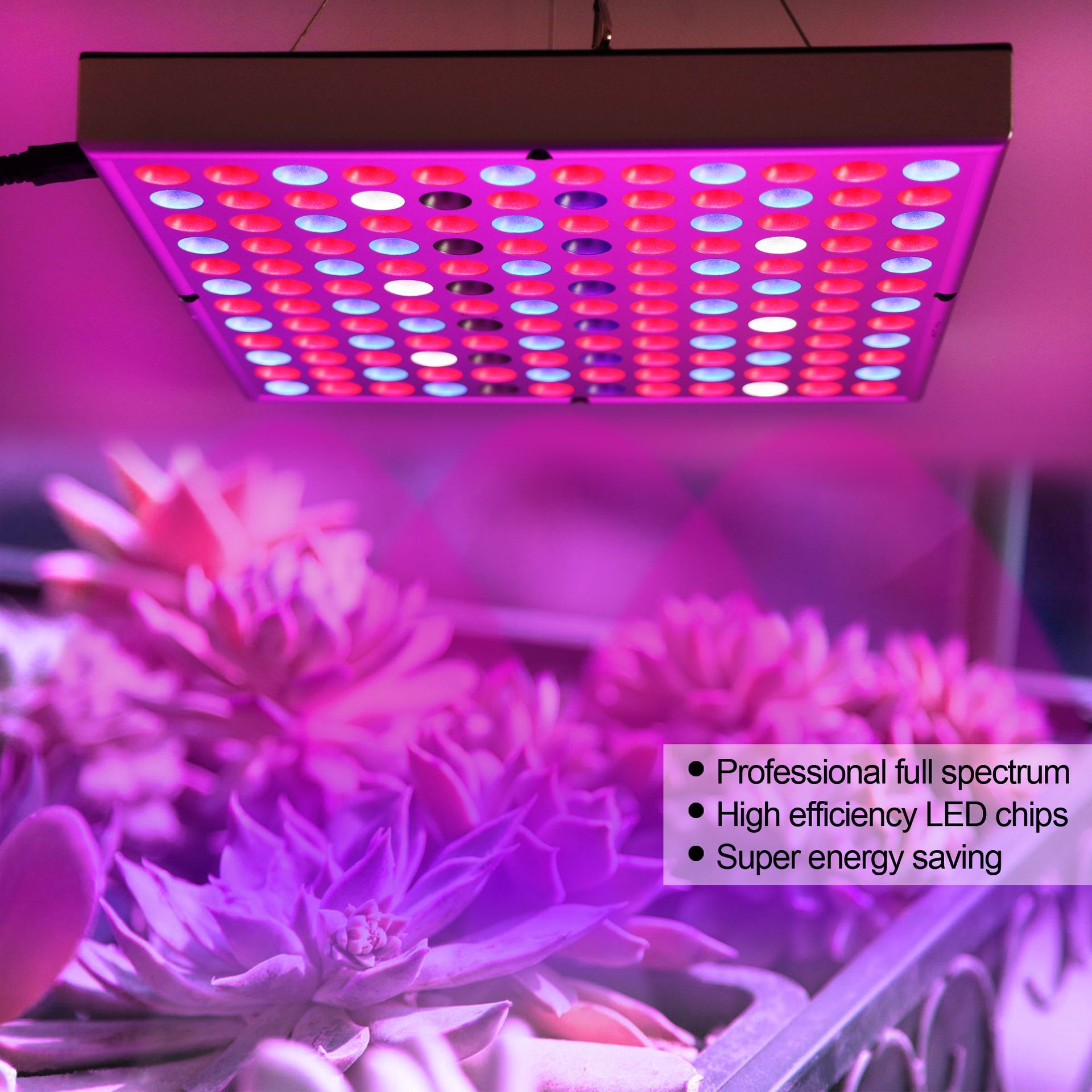 25W LED Grow Light for Indoor Plants Growing Lamp Full Spectrum Plant Lights Bulb Panel Full Spectrum Led Grow Light