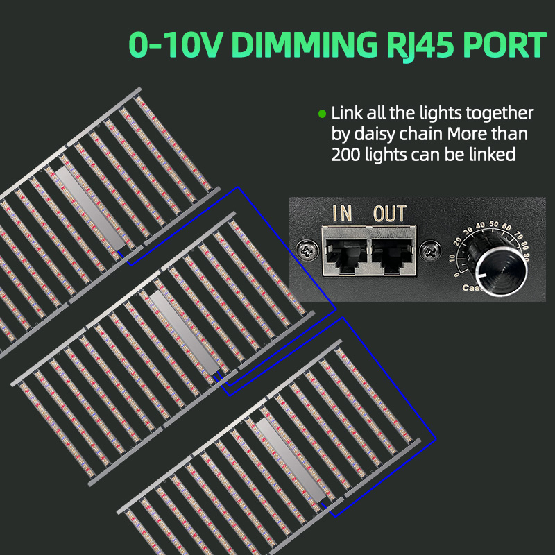 Commercial Samsong LM281B 301H EVO Diodes Sunlike Full Spectrum 15 Bar 1500W LED Plant Grow Light for Seeding Veg Flower