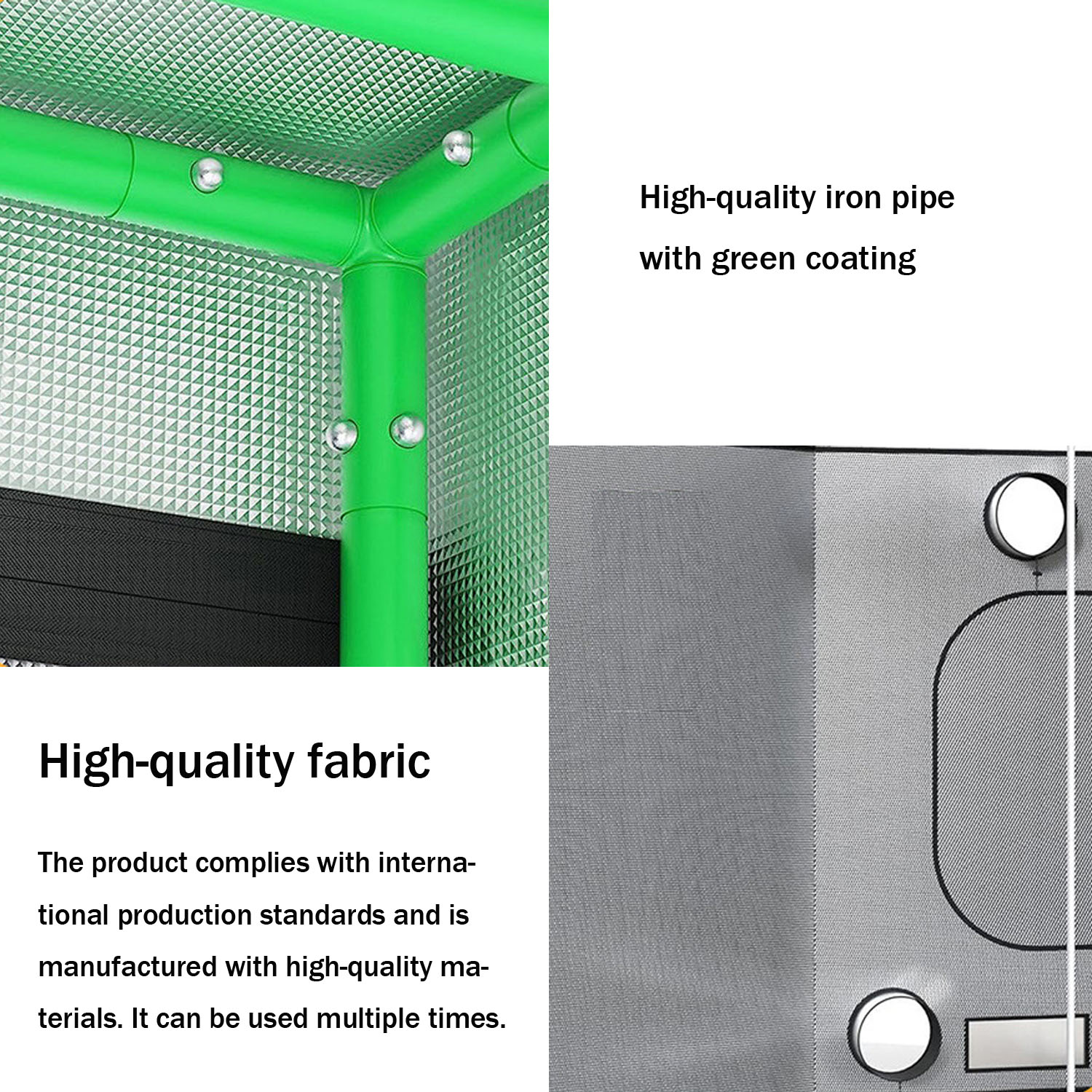 LUXINT 1000w Led Grow Light With 600D Tent 4x4 5x5 ft Indoor Grow Tent Complete Kit Sets for Garden Greenhouses Hydroponics