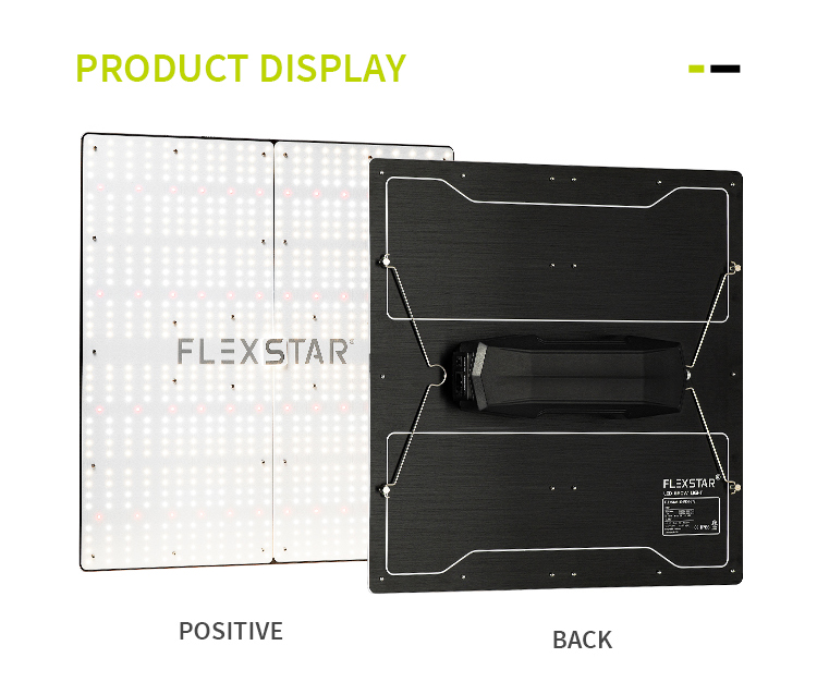 Flexstar 480W Dimmable LED Grow Light Samsung LM301B with Far Red 660nm Board 480 Watt Grow Light