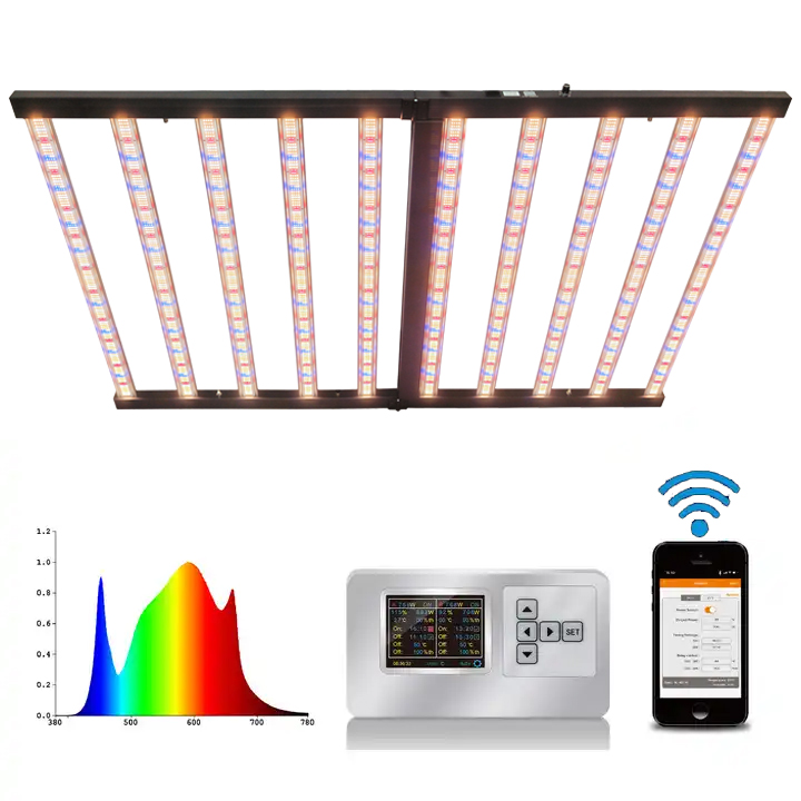 Best Full Spectrum Uv Ir 600w 720w 800w 1000w Grow Light Led Dimmable Samsung Lm301b Lm301h 281B Indoor Plant Grow Light Led