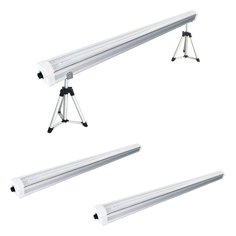 Full Spectrum LED Grow Light Bar 150W Dimmable Linear Plant Grow Tube with Adjustable Tripod Stand Veg Bloom