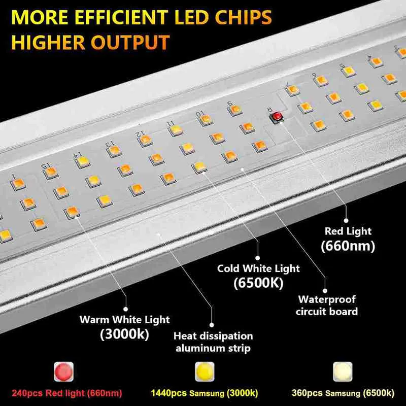 USA Warehouse LED Spider Grow Light for 5 Years Warranty