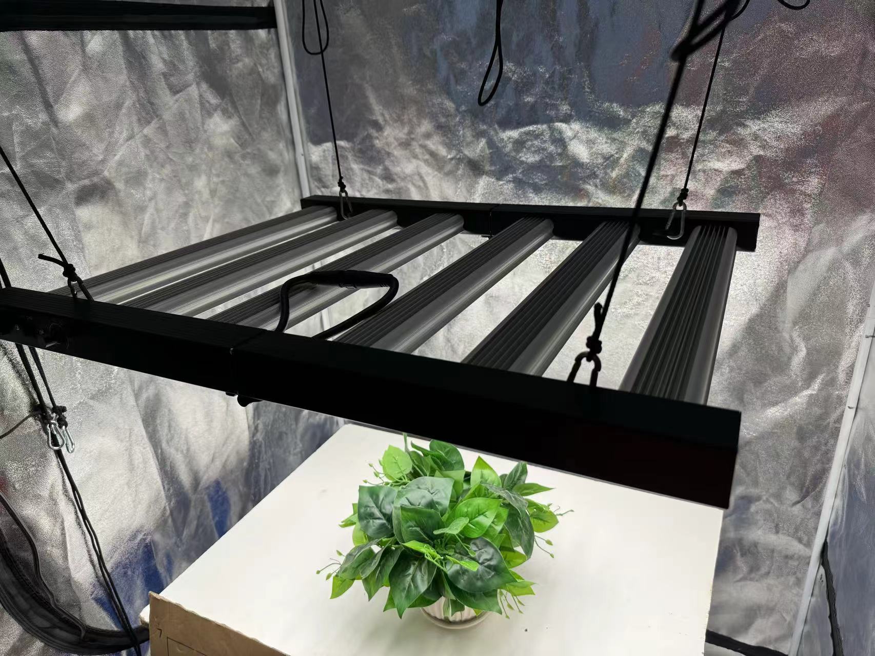 Sanyiba Growing Tent Complete Kit Grow Box Set 4x4 Grow Tent Full Kit Indoor Plant Lamp Full Spectrum Led Grow Light 720W