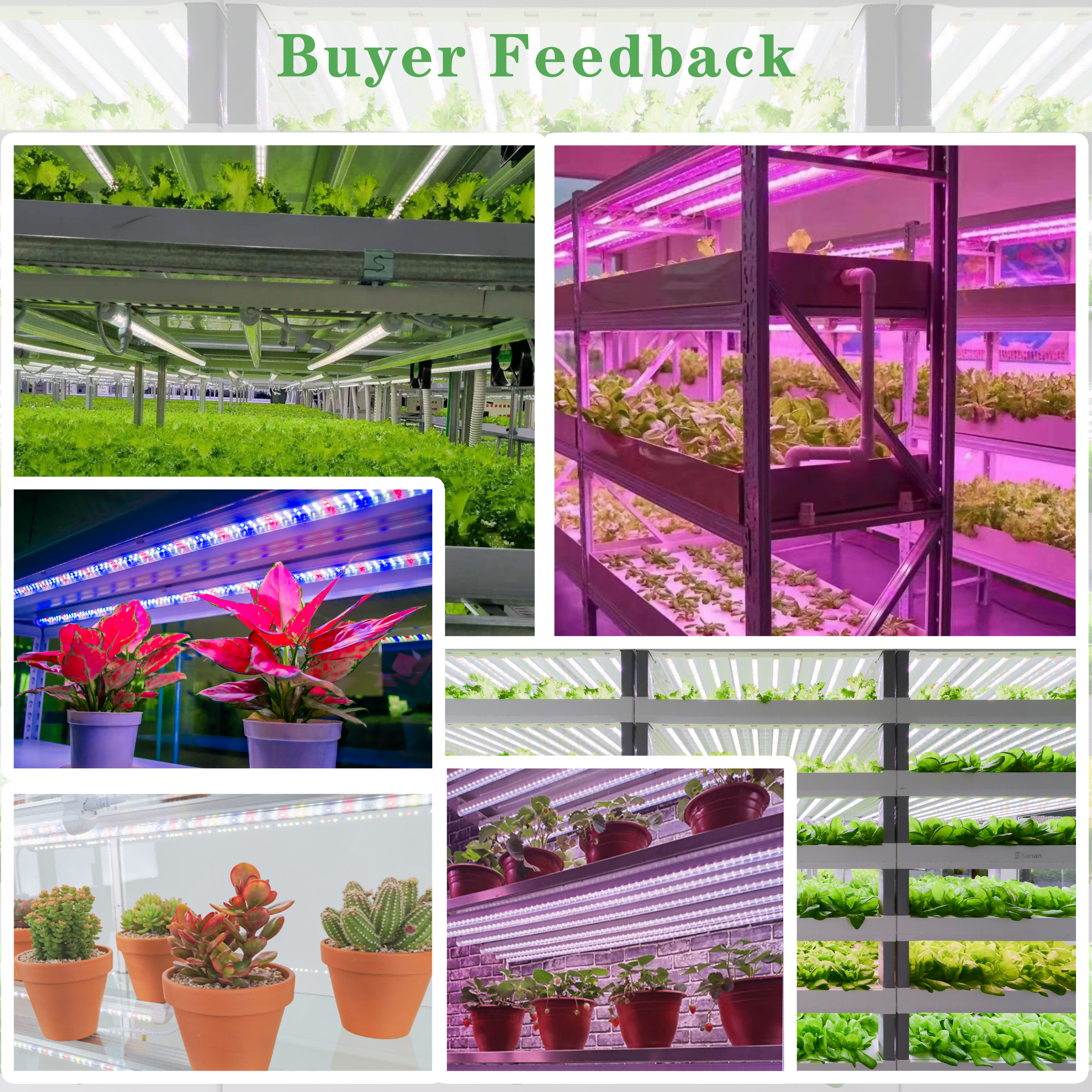 Plant Supplementary Light Hydroponics Full Spectrum Linkable Aluminum Profiles LED Grow Light