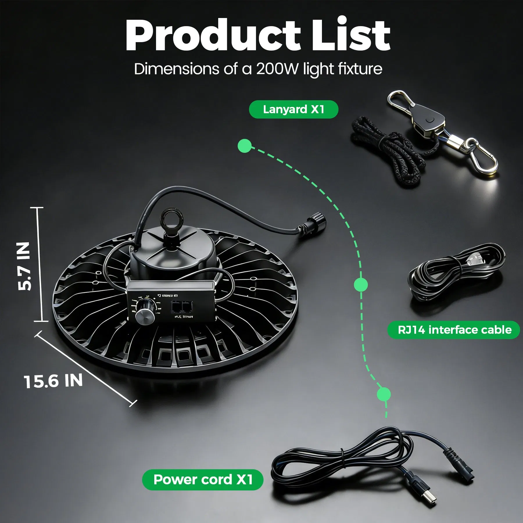 UFO Highest Yielding LED Grow Light Full Spectrum PPE2.50 Umol/J for Greenhouse/Grow Tent